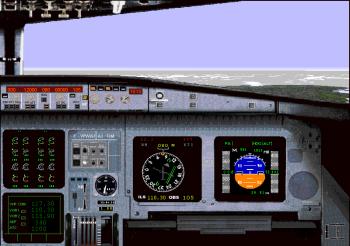 A340 Painel do Co-piloto